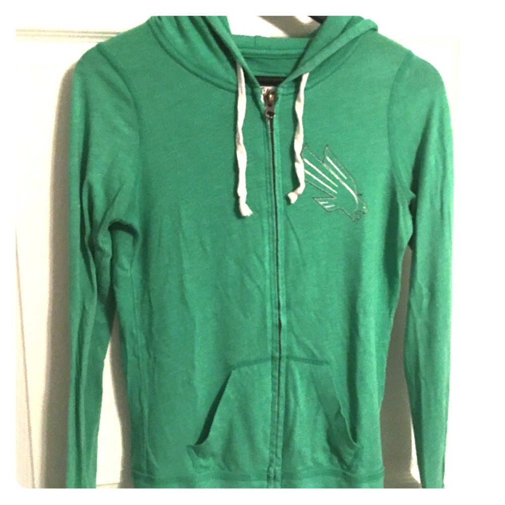 University of North Texas Lightweight Zip Hoodie